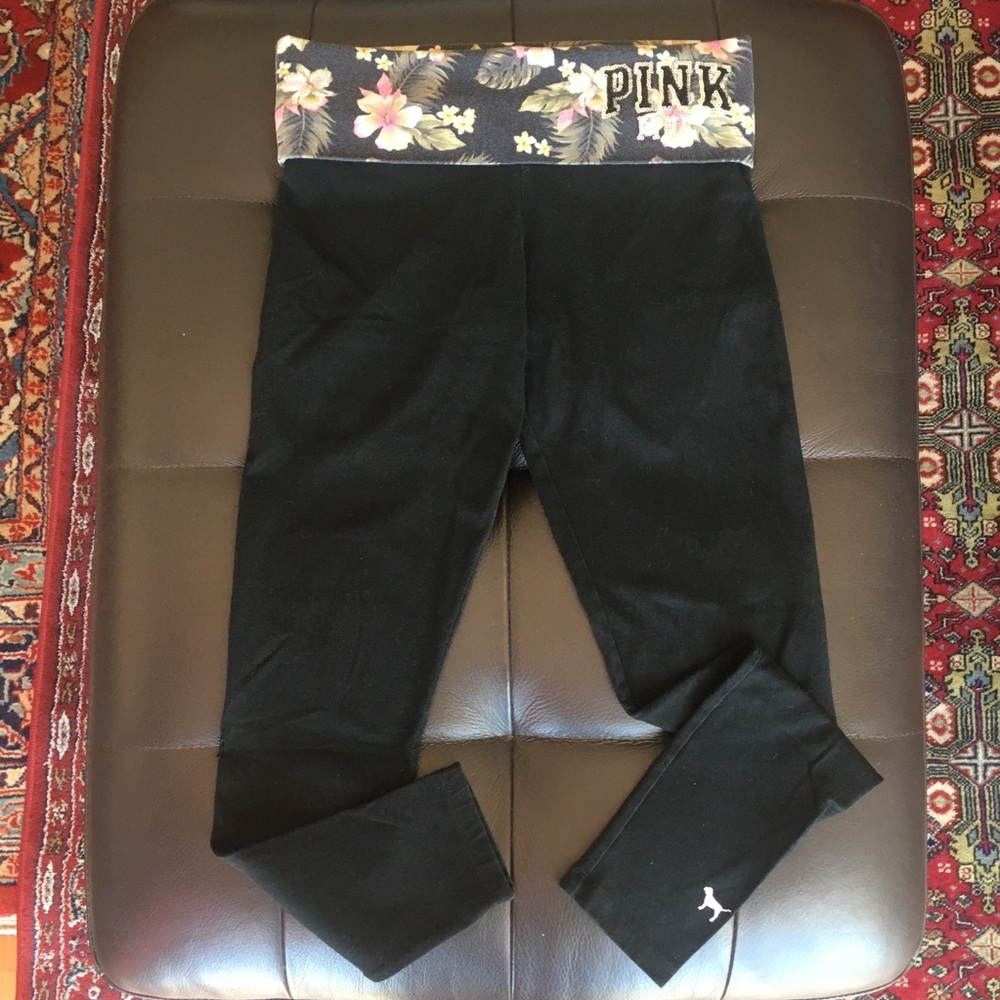 VS Pink Tropical Leggings